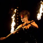 Animal attraction fire show and strip tease