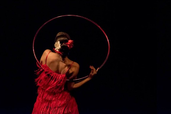 artiste danseuse cerceau spectacle