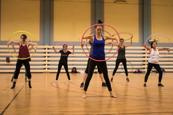 Hoop choreography workshop by Lunart-X